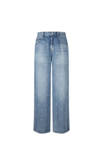 Jeans / JNBY Polka Dot Lyocell Flared Jeans