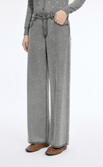 Jeans / JNBY Polka Dot Lyocell Flared Jeans