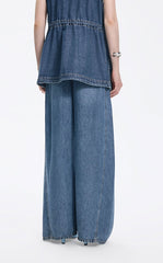 Jeans / JNBY Lyocell Banana Cut Wide Leg Jeans