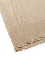 Knit Top / JNBY Linen Silk Polo Short Sleeve Sweater