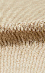 Knit Top / JNBY Linen Silk Polo Short Sleeve Sweater