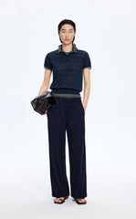 Knitwear / JNBY Floral Jacquard Cropped Knit Top