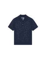 Knitwear / JNBY Floral Jacquard Cropped Knit Top