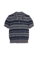 Knitwear / JNBY Textured Cotton Ruffle Knit Top