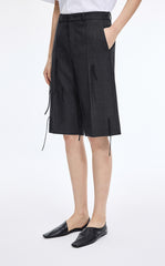 Pants / JNBY A-Line Wool Fringe Cropped Pants