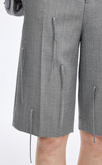 Pants / JNBY A-Line Wool Fringe Cropped Pants