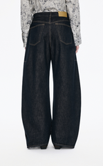 Pants / JNBY Banana-Leg Cuffed Extra-Long Jeans