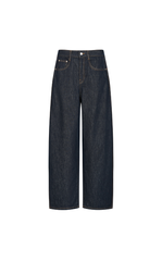 Pants / JNBY Banana-Leg Cuffed Extra-Long Jeans