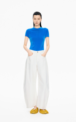 Pants / JNBY Banana-Leg Cuffed Extra-Long Jeans