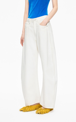 Pants / JNBY Banana-Leg Cuffed Extra-Long Jeans