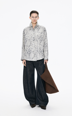 Pants / JNBY Banana-Leg Cuffed Extra-Long Jeans