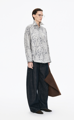 Pants / JNBY Banana-Leg Cuffed Extra-Long Jeans