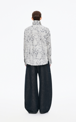 Pants / JNBY Banana-Leg Cuffed Extra-Long Jeans