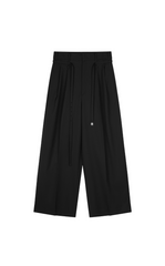 Pants / JNBY Bound Edge Mixed Fabric Ultra-Long Pants