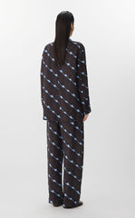 Pants / JNBY City Print Cuffed Tapered Pants