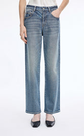 Pants / JNBY Classic Straight-Leg Denim Jeans