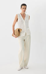 Pants / JNBY Cuffed Banana-Leg Jeans