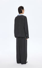 Pants / JNBY Cupro Straight-Leg Extra-Long Pants