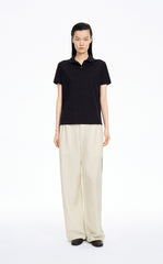 Pants / JNBY Cupro Straight-Leg Extra-Long Pants