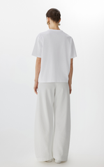 Pants / JNBY Drawstring Trim Cotton Ultra Long Pants