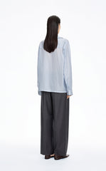 Pants / JNBY Elastic-Waist Straight-Leg Long Pants