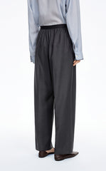 Pants / JNBY Elastic-Waist Straight-Leg Long Pants