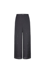 Pants / JNBY Embellished Wide-Leg Cupro Pants