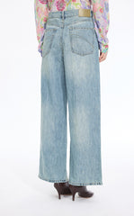 Pants / JNBY Embellished Wide-Leg Denim Jeans
