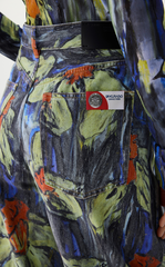 Pants / JNBY Floral Print Denim Banana Trousers