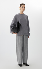 Pants / JNBY Frayed Hem Wide Leg Hybrid Trousers