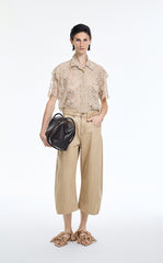 Pants / JNBY High-Waist Ankle-Length Banana Jeans