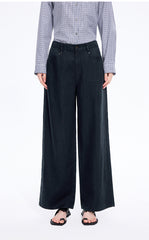 Pants / JNBY Linen Relaxed Wide-Leg Pants