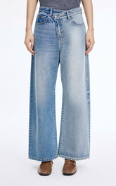 Pants / JNBY Offset Waist Flared Long Jeans