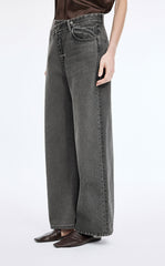 Pants / JNBY Offset Waist Flared Long Jeans