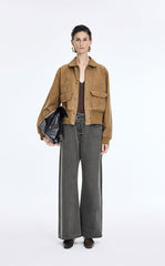 Pants / JNBY Offset Waist Flared Long Jeans