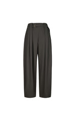 Pants / JNBY Pleated Waist Jacquard Wool Pants
