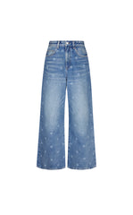 Pants / JNBY Polka-Dot Distressed Wide-Leg Jeans