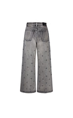 Pants / JNBY Polka-Dot Distressed Wide-Leg Jeans