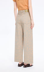 Pants / JNBY Printed Floral Wide-Leg Jeans