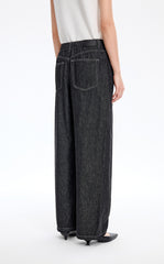 Pants / JNBY Relaxed Elastic Waist Banana Jeans