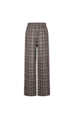 Pants / JNBY Relaxed Linen Plaid Straight Pants