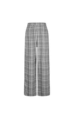 Pants / JNBY Relaxed Linen Plaid Straight Pants