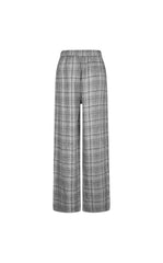 Pants / JNBY Relaxed Linen Plaid Straight Pants