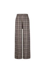 Pants / JNBY Relaxed Linen Plaid Straight Pants