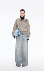 Pants / JNBY Relaxed Straight-Leg Long Jeans