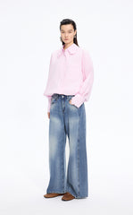 Pants / JNBY Rolled Hem Banana Fit Denim Pants