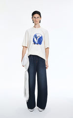 Pants / JNBY Rolled Hem Banana Fit Denim Pants