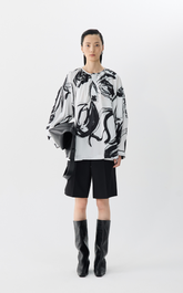 Pants / JNBY Straight-Leg Bonded Fabric Midi Pants