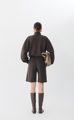 Pants / JNBY Straight-Leg Cotton midi trousers