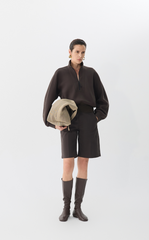 Pants / JNBY Straight-Leg Cotton midi trousers